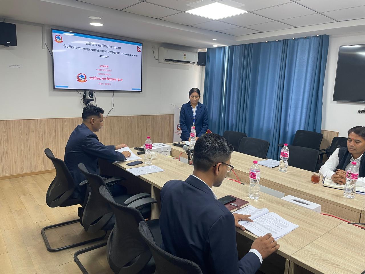 Dissemination meeting on results obtained from screening CAMPs related to non-communicable diseases and mental illness